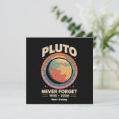 Never 忘れ Pluto 1930-2006おもしろいレトロ宇宙 招待状 (スタンド正面)