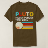 Never 忘れ Pluto Tシャツ (デザイン正面)