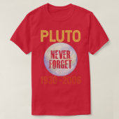 Never 忘れ Pluto Tシャツ (デザイン正面)