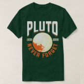 Never 忘れ Pluto Tシャツ (デザイン正面)