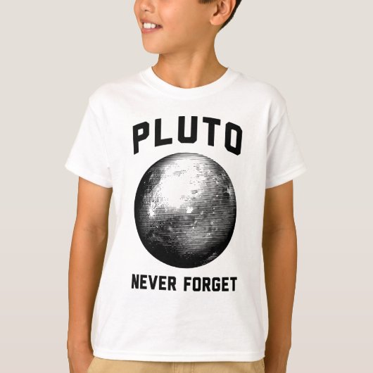 Never 忘れ Pluto Tシャツ (正面)