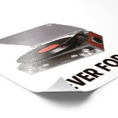 Never 忘れ Vinyl Record Players フォトプリント (角)
