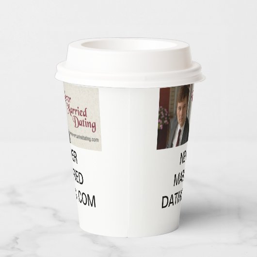 Never 結婚したデートすることカップ 紙コップ (右)