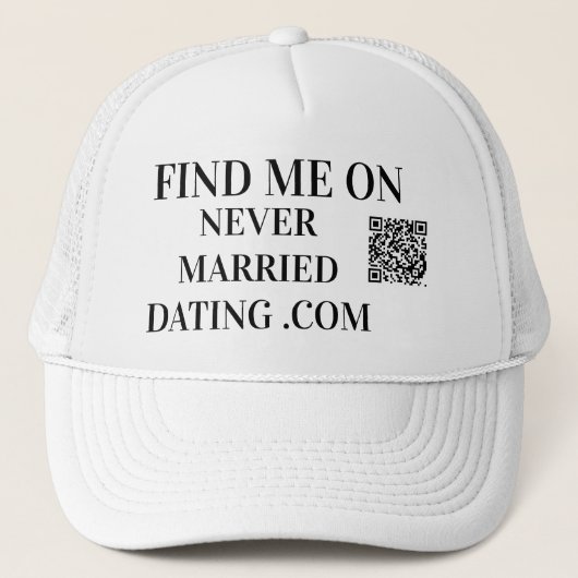 Never 結婚したデートすること キャップ (正面)