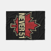 Never 51カナダはEstの販売ではない。1867誇りを持った Ca フリースブランケット (正面(横))