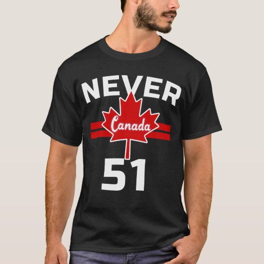 Never 51 – カナダNever 51州 Tシャツ (正面)