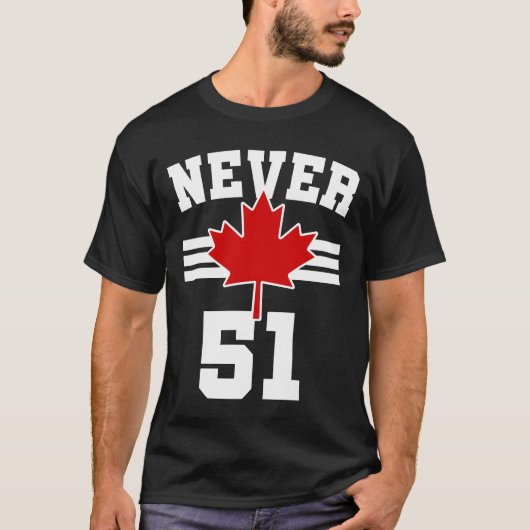 Never 51 – カナダNever 51州 Tシャツ (正面)