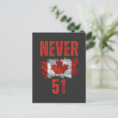 Never 51 Canada is not for sale ポストカード (スタンド正面)