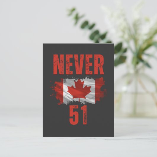 Never 51 Canada is not for sale ポストカード (スタンド正面)
