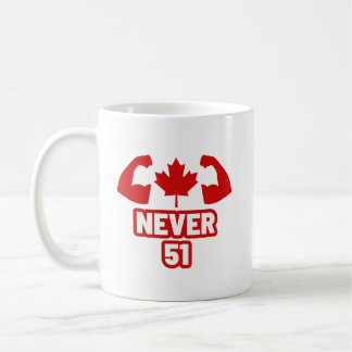 Never 51 Canada Strong コーヒーマグカップ