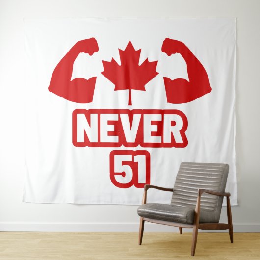 Never 51 Canada Strong タペストリー (インサイチュ(横))