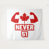 Never 51 Canada Strong タペストリー (正面(横))