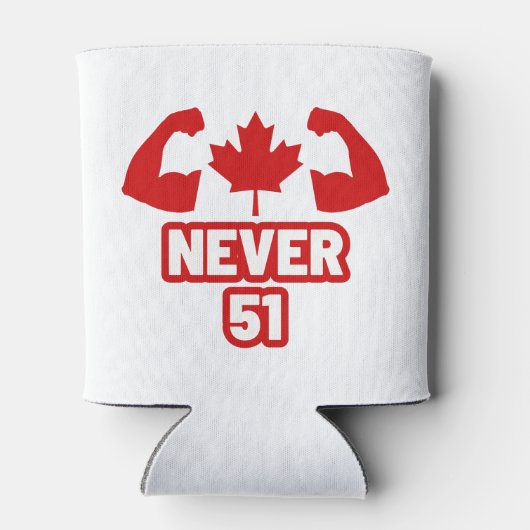 Never 51 Canada Strong 缶クーラー (裏面)
