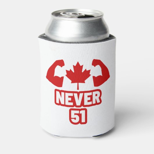 Never 51 Canada Strong 缶クーラー (缶裏面)