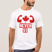 Never 51 Canada Strong Tシャツ (正面)