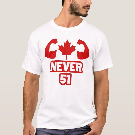 Never 51 Canada Strong Tシャツ (正面)