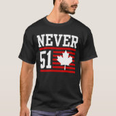 Never 51 St – カナダNever 51州 Tシャツ (正面)