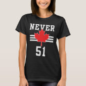 Never 51 St – カナダNever 51州 Tシャツ (正面)
