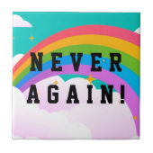 NEVER AGAIN タイル (正面)