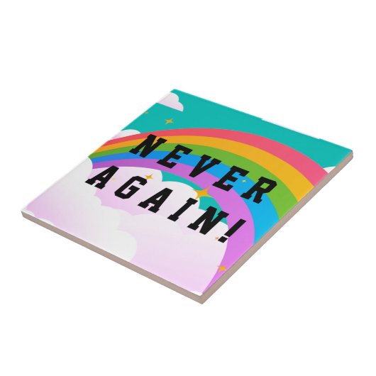 NEVER AGAIN タイル (側面)