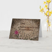 Never Alone:厳しい時代の勇気付けられる カード (黄色い花)