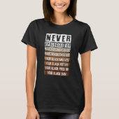 Never Apologize Black History Month BLM Melanin Pr Tシャツ (正面)