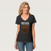 Never Apologize Black History Month BLM Melanin Pr Tシャツ (正面フル)
