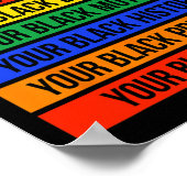 Never Apologize For Your Blackness - Black History ポスター (角)