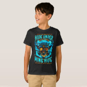 Never Better Skeleton Messy Bunコーヒーを飲む私 Tシャツ (正面フル)
