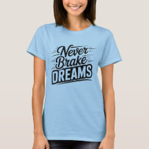 Never Brake Dreams | モチベーション女子タイポグラフィ