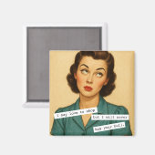 Never Buy Your Bull Snarky Magnet マグネット (正面/裏面)