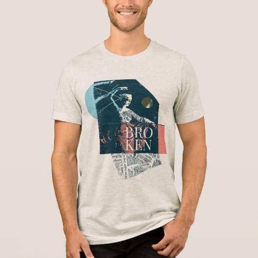 Never Care トライブレンドＴシャツ (正面)