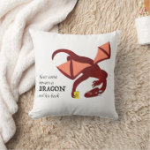 Never come between a dragon and his book クッション (ブランケット)