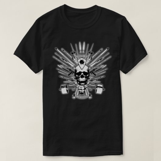 Never Disarmed  Tシャツ (デザイン正面)