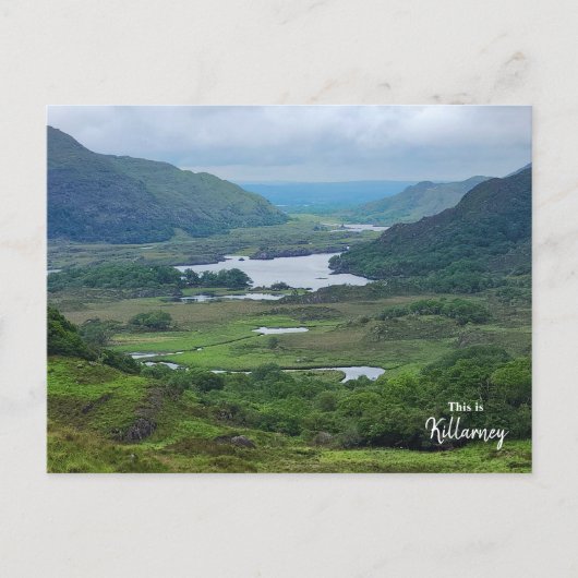 Never ending Ladies View, Killarney – アイルランド ポストカード (正面)