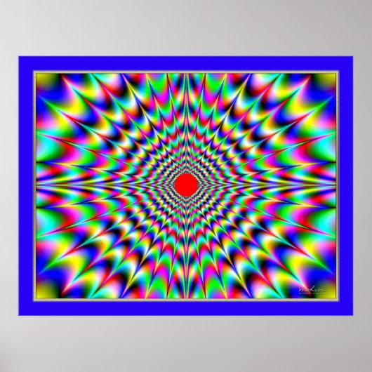 Never Ending Sunshine Optical Illusion ポスター (正面)