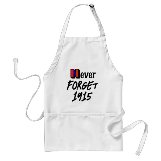 Never Forget 1915 Apron スタンダードエプロン (正面)