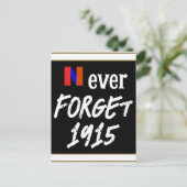 Never Forget 1915 Postcard ポストカード (スタンド正面)