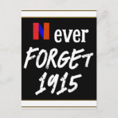 Never Forget 1915 Postcard ポストカード (正面)
