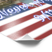 Never Forget 9/11 Tribute フォトプリント (角)