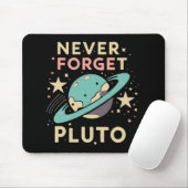 Never Forget Pluto Space Science マウスパッド (マウス)