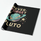 Never Forget Pluto Space Science ラッピングペーパー (アンロールド)