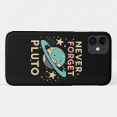 Never Forget Pluto Space Science Case-Mate iPhoneケース (裏面(横))