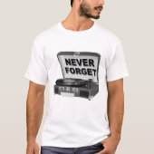 Never Forget Records 面白いTシャツ Tシャツ (正面)