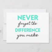 Never Forget The Difference You Make 2 シーズンカード (正面)