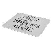 Never Forget the Difference You’ve Made カッティングボード (角)