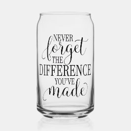 Never Forget the Difference You’ve Made ガラス缶