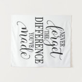 Never Forget the Difference You’ve Made タペストリー (正面(横))