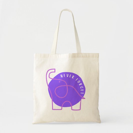 Never Forget Tote Bag トートバッグ (正面)