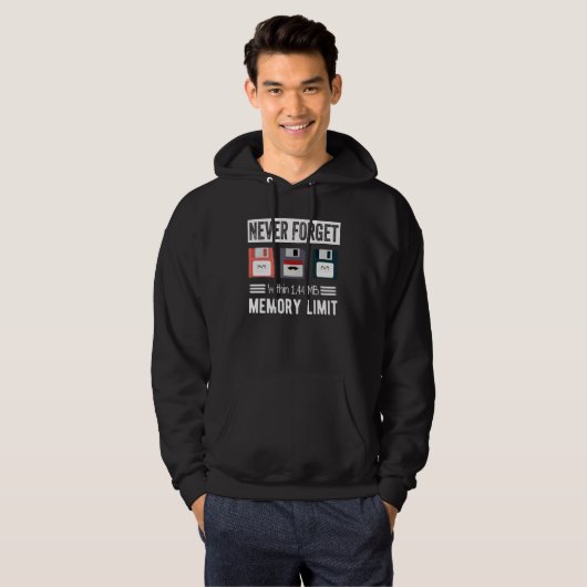 Never Forget - Within 1.44 MB Memory Limit Tee パーカ (正面フル)